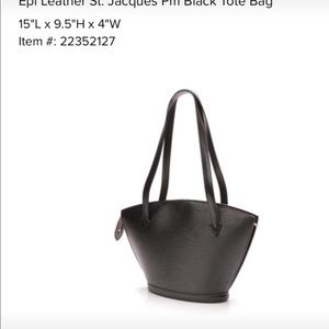 💯 LV ST Jacques Large -Epi lowest price in POSH!